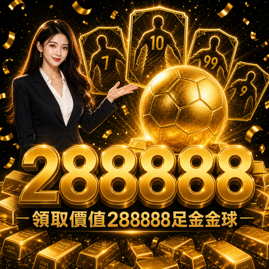 集卡球星贏取巨獎 領取價值288888足金金球
